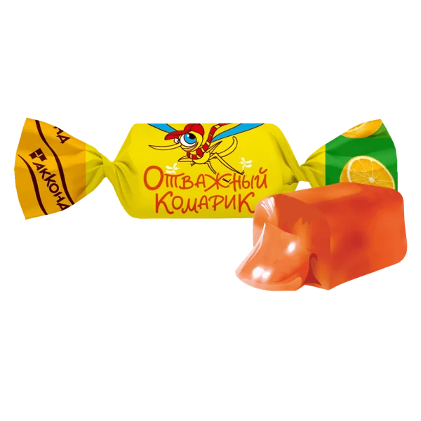 ОТВАЖНЫЙ КОМАРИК со вкусом апельсина, 1 кг