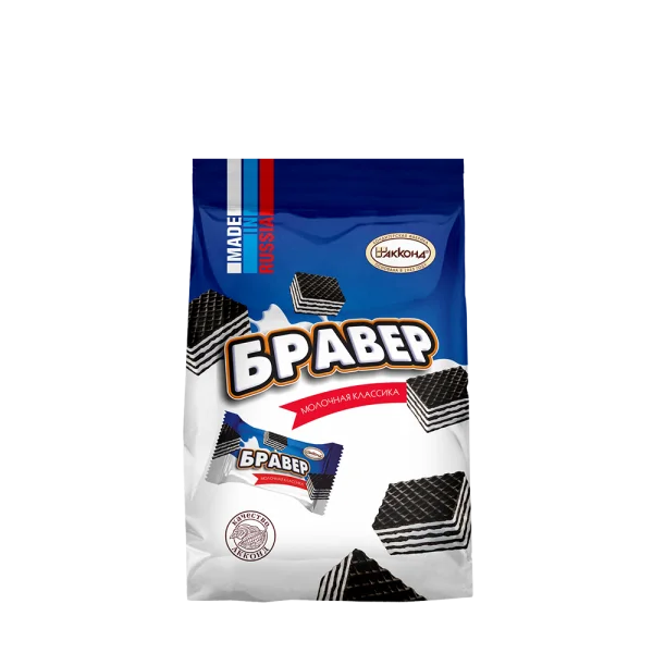 БРАВЕР какао и молоко, 250 г
